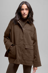 Twill Barn Jacket - Espresso