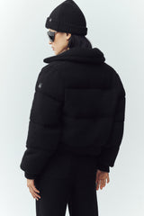 Cashmere Northstar Sweater Puffer - Black