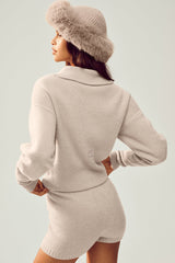 Cashmere Radiate Jacket - Oat Heather