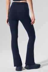 Airbrush High-Waist 7/8 Bootcut Legging - Navy