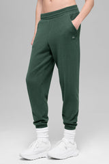 Waffle Weekend Escape Jogger - Clover Green