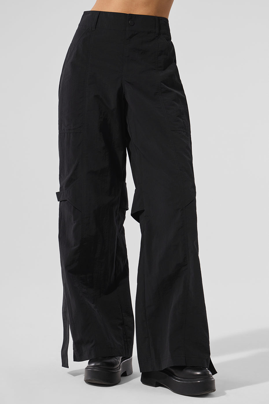 High-Waist Voyager Trouser - Black