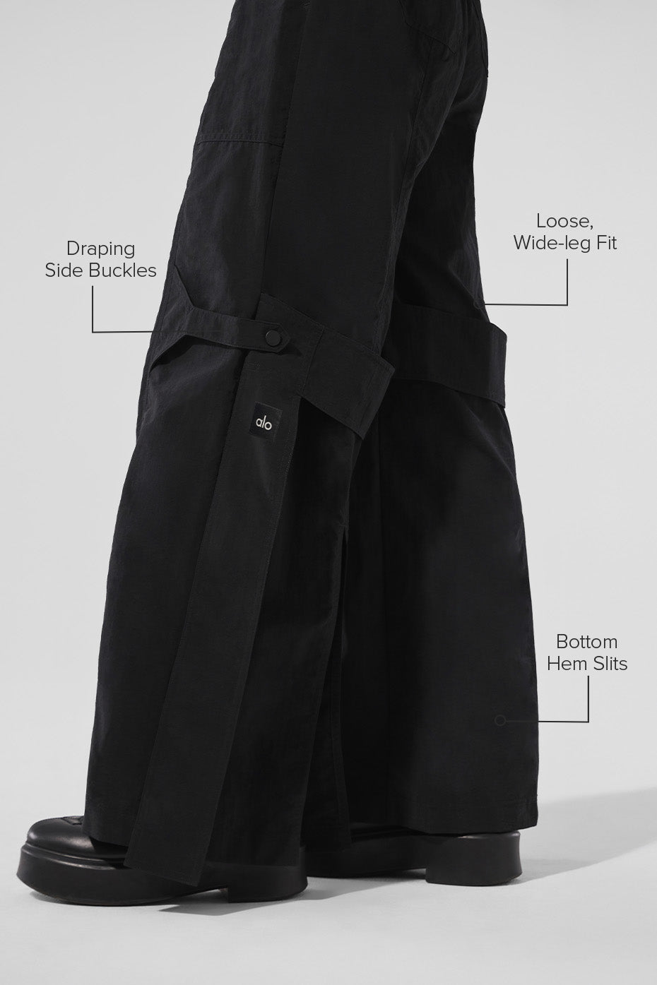 High-Waist Voyager Trouser - Black