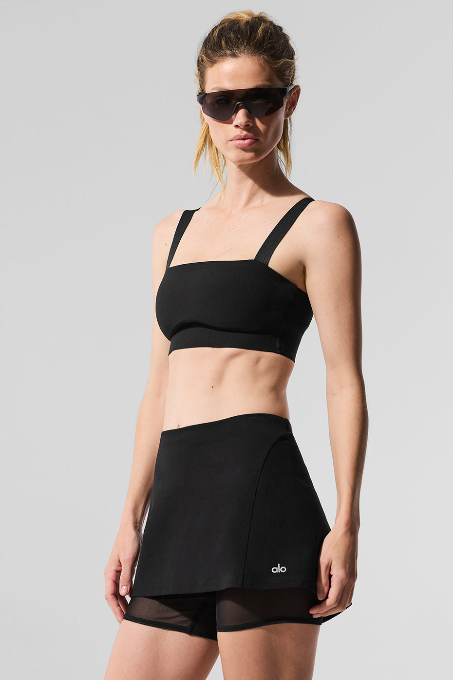 Alosoft Serve It Up Bra - Black